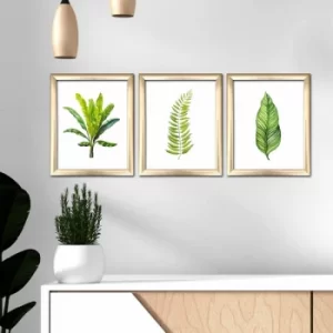 Image of 3ACT-005 Multicolor Decorative Framed MDF Painting (3 Pieces)