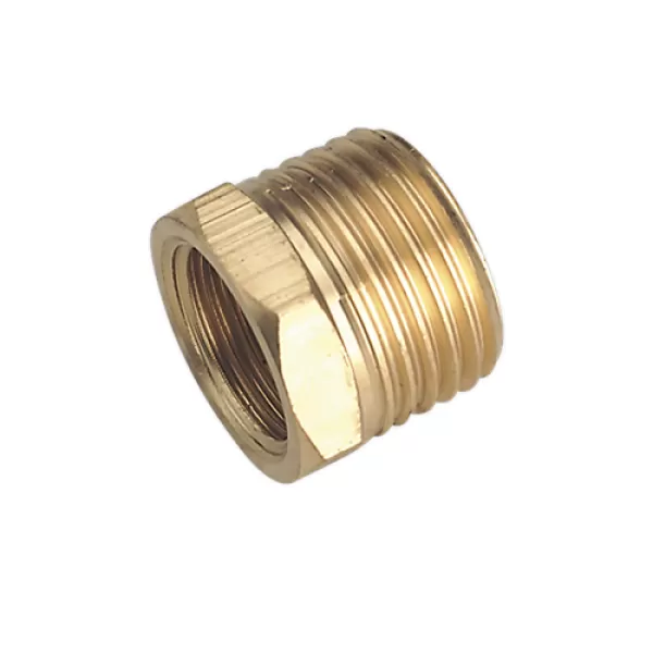 image of Sealey SA1/1238F Adaptor 1/2BSPT Male to 3/8BSP Female