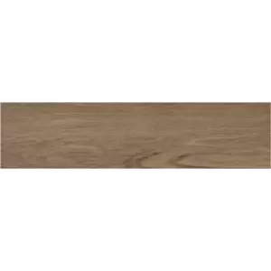 image of Light Glazed Wood Effect Floor Tile 15 x 60cm - Aspen