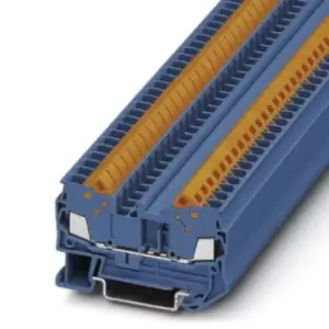 image of Phoenix Contact 3206429 Terminal Block, Din Rail, 2Pos