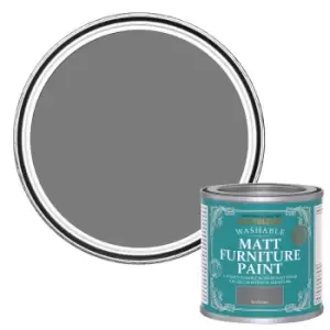 Image of Rust-Oleum Matt Furniture Paint Torch Grey - 125ml
