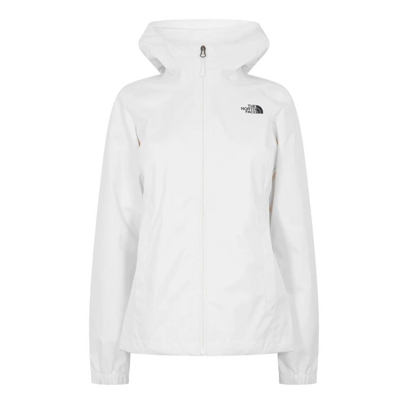 Image of The North Face Womens Quest Hooded DryVent Waterproof Jacket White Dune female 16 (XL)