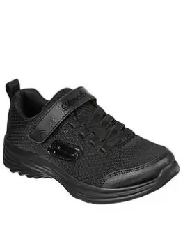 Skechers Girls Dreamy Dancer Miss Minimalistic Trainers, Black, Size 3 Older