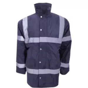 image of Yoko Mens Workwear Security Jacket (L) (Navy Blue) - Navy Blue