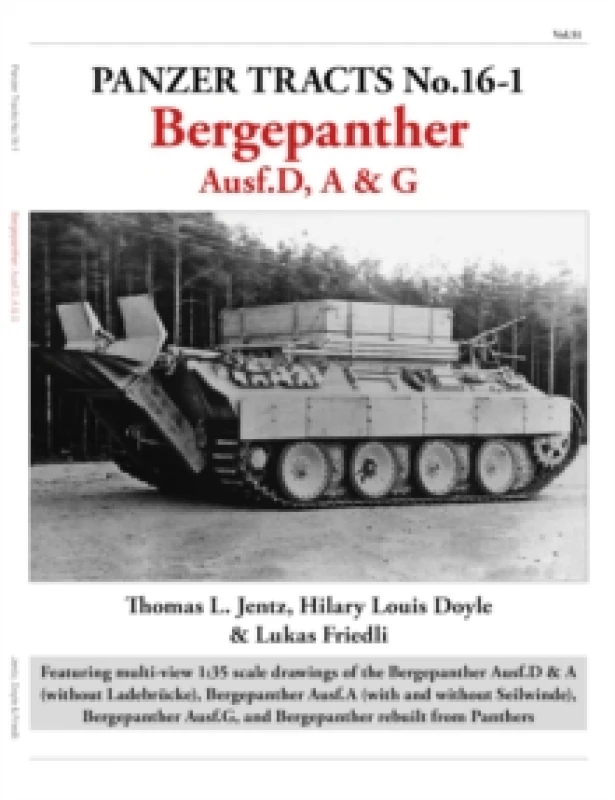 Image of Panzer Tracts No. 16-1: Bergepanther Paperback / softback