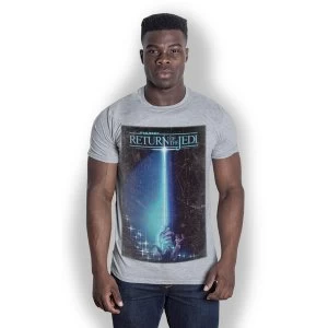 image of Star Wars - Return of the Jedi Sabre Unisex XX-Large T-Shirt - Grey