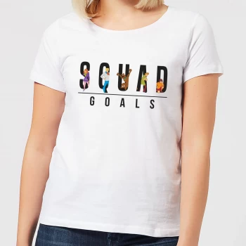 image of Scooby Doo Squad Goals Womens T-Shirt - White - 4XL