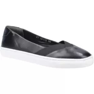 Image of Hush Puppies Womens Tiffany Slip On Leather Shoes UK Size 4 (EU 37)