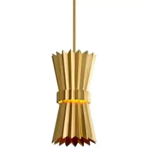 Moxy 1 Light Pendant Gold Leaf