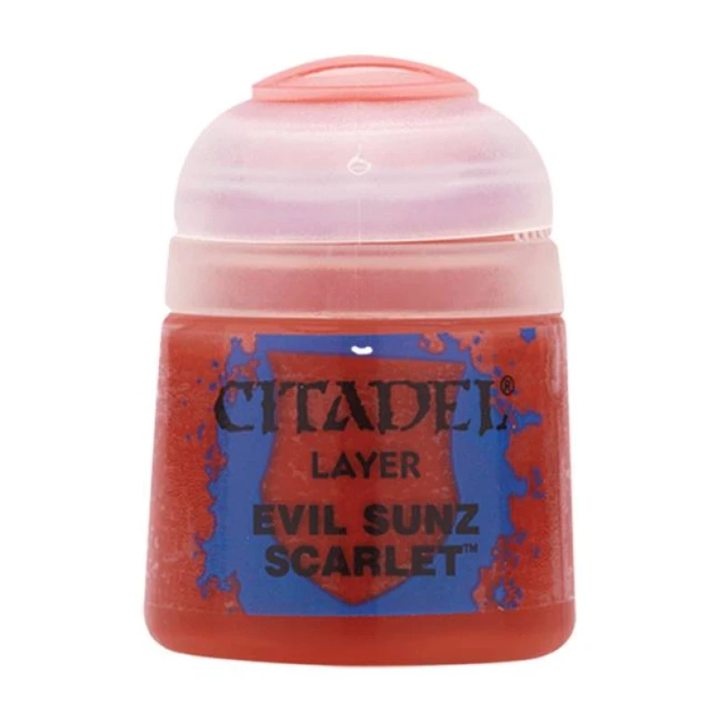 Image of Citadel Games Workshop Colour Layer: Evil Sunz Scarlet (12ml) Paint Multi