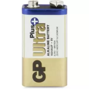 image of GP Batteries GP1604AUP / 6LR61 9 V / PP3 battery Alkali-manganese 9 V