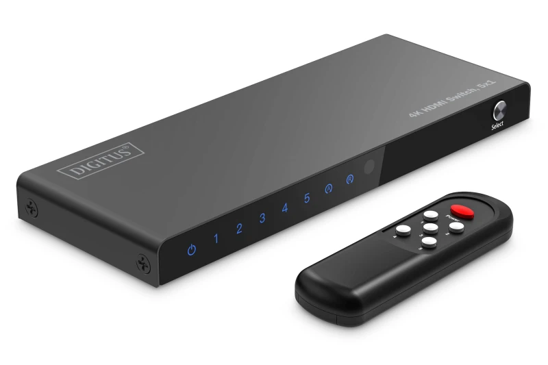 Image of Digitus 4K HDMI Switch. 5x1