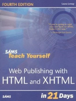 Image of Sams Teach Yourself Web Publishing with Html and Xhtml in 21 Days by Laura Lemay Paperback