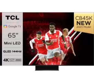 Image of TCL 65" 65C845K Smart 4K Ultra HD QLED TV