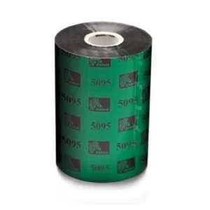 image of Zebra 05095BK13145 Original Resin Printer Ribbon 5095 (131mm x 450m)