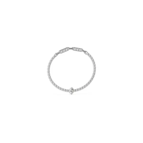 image of Guess Jewellery Ladies Round Solitaire Tennis Bracelet UBB04220RH