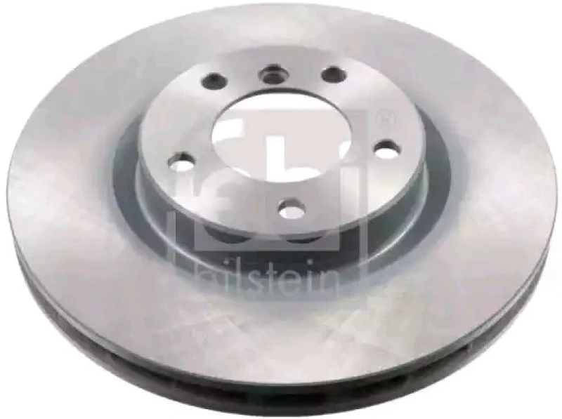 Image of FEBI BILSTEIN 43970 Brake disc Front Axle Left, internally vented, Coated, High-carbon Brake Disc (82)