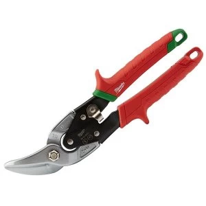 image of Milwaukee Hand Tools Offset Metal Aviation Snips Left Cut