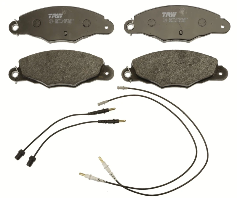 Image of TRW GDB1336 Brake pad set incl. wear warning contact Brake Pad Set,disc brake (402)
