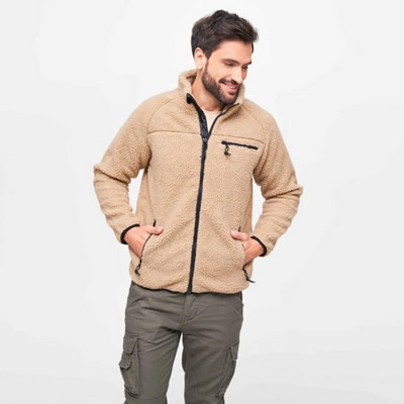 Image of Brandit Teddy Fleece Jacket Between-seasons Jacket camel S Men