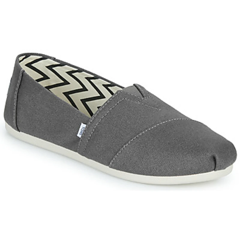 Image of Toms Alpargata Canvas Pumps - Grey Grey 3