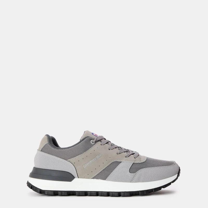 Image of Lambretta Mens Echo Court Trainers Light Grey male 7 (41)