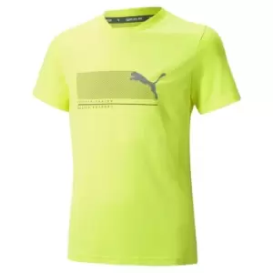 image of Puma Active Poly T-Shirt Junior Boys - Yellow