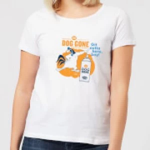 Image of Looney Tunes ACME Dog Gone Womens T-Shirt - White - 3XL