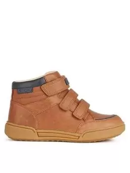 Image of Geox Poseido Strap Boot, Brown, Size 5 Older