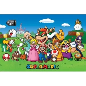 Image of Super Mario Characters Maxi Poster