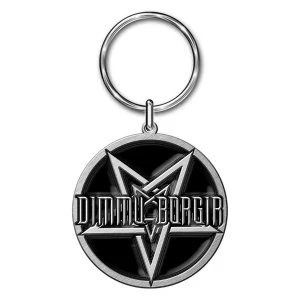 Image of Dimmu Borgir - Pentagram Metal Keychain