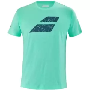 Image of Babolat Exercise Big Flag Tee - Green