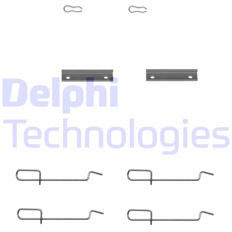 Image of DELPHI Brake pad fitting kit DELPHI LX0142