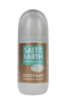 image of Salt of the Earth Ginger and Jasmine Refillable Roll On Deodorant 75ml