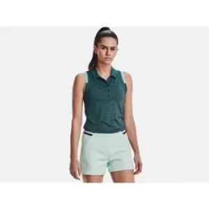 Image of Under Armour Womens Zinger Point Slvls Polo Midnight Navy XL