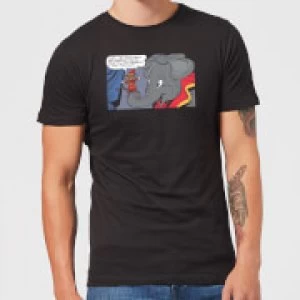 Image of Disney Dumbo Rich and Famous Mens T-Shirt - Black - XXL