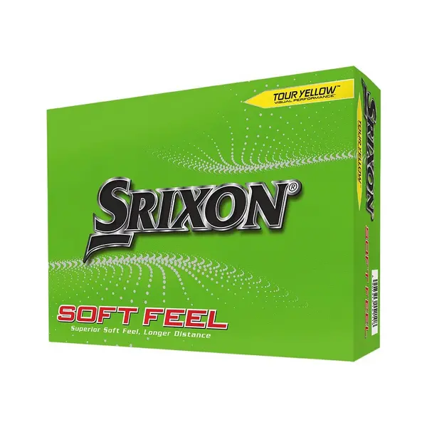 Image of Srixon 2023 Soft Feel 13 Golf Balls - Yellow (Doz)