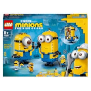 image of LEGO Minions: Brick-Built Minions and their lair Action Figures (75551)