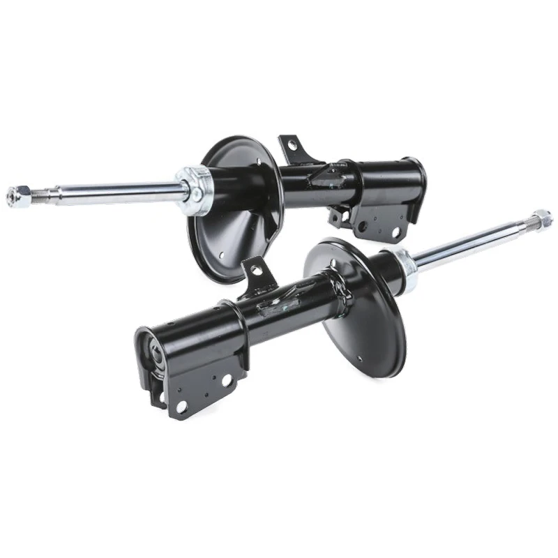 Image of RIDEX 854S20266 Shock absorber Front Axle, Gas Pressure, Twin-Tube, Suspension Strut, Bottom Clamp Shock Absorber (854)