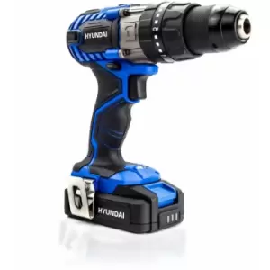 image of Drill Driver Hyundai HY2176 20V max Li-Ion Cordless Drill Driver with 13 Piece Drill Accessory Kit