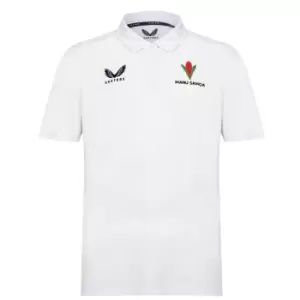 Castore Samoa Polo Shirt Mens - White