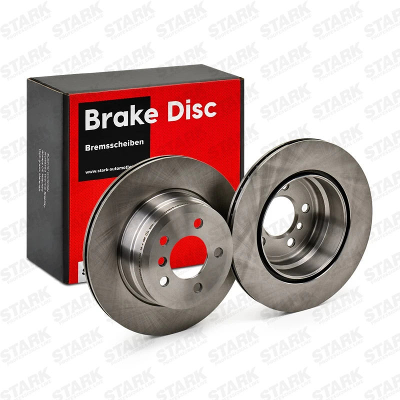 Image of STARK SKBD-0022307 Brake disc Rear Axle, Vented, Cast Iron, Uncoated, Untreated, without bolts/screws Cast Iron Brake Disc (82)