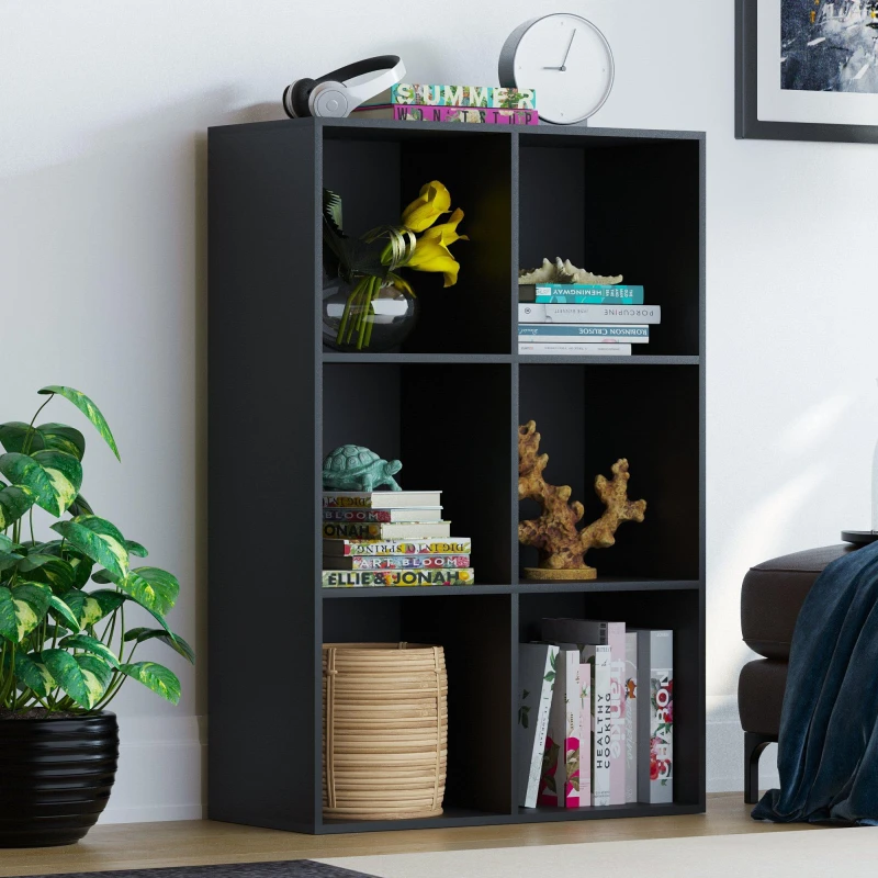 Image of Lassic Vida Designs Durham 2x3 Cube Storage Unit Black unisex 2x3