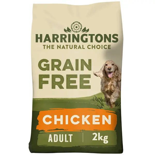 image of Harringtons Grain Free Hypoallergenic Chicken and Sweet Potato Dog Food 2kg