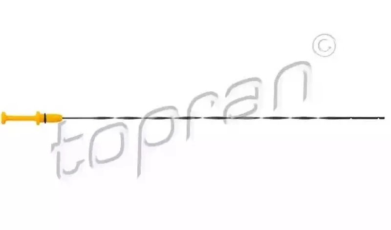 Image of TOPRAN 723 597 Oil Dipstick yellow, with gasket/seal Oil Dipstick (599)