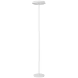 image of Netlighting Merano Francisco Floor Lamp Dimmable Sandy White Aluminium LED 18W 1