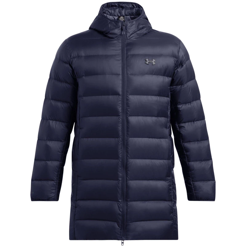 Image of Under Armour Legend Down Weather-Resistant Parka Blue male S