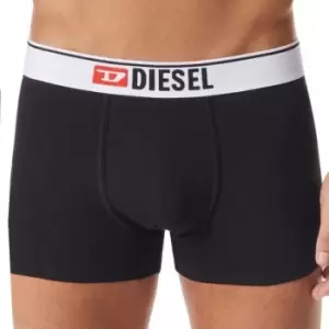 Image of Diesel Denim Division Cotton Boxer Briefs - Black S