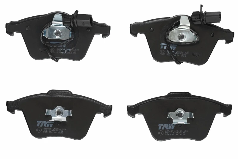 Image of TRW GDB1554 Brake pad set incl. wear warning contact Brake Pad Set,disc brake (402)