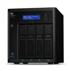 image of Western Digital WD My Cloud PR4100 8TB 4 Bay NAS Drive WDBNFA0080KBK-EESN